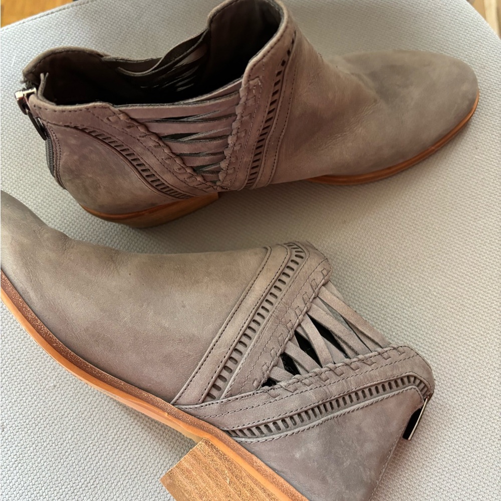 Stylish Gray Ankle Boots